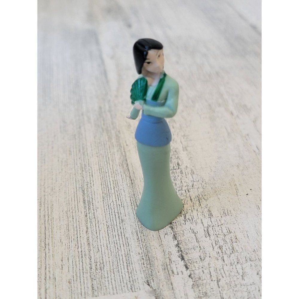 Disney Mulan green dress fan Formal Wear‎ Pixar toy figure